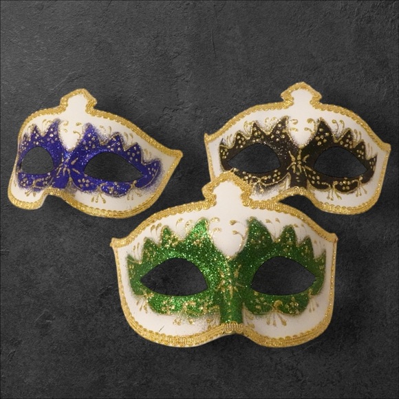 Mardi Gras Carnival Mask Bundle - Louisiana 2025 - Picture 4 of 4
